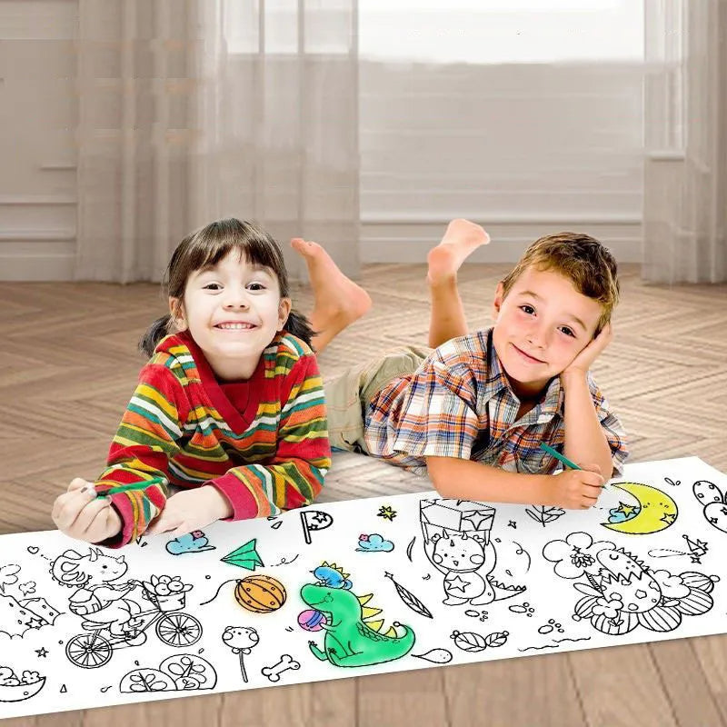 Doodle Paper Roll – Easy Stick & Draw Anywhere - Unipiq