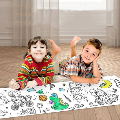 Doodle Paper Roll – Easy Stick & Draw Anywhere - Unipiq