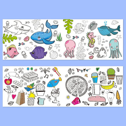 Doodle Paper Roll – Easy Stick & Draw Anywhere - Unipiq