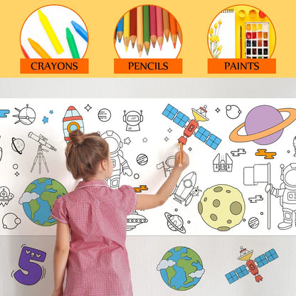 Doodle Paper Roll – Easy Stick & Draw Anywhere - Unipiq