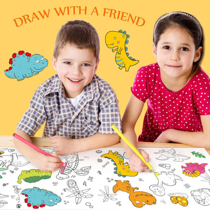 Doodle Paper Roll – Easy Stick & Draw Anywhere - Unipiq