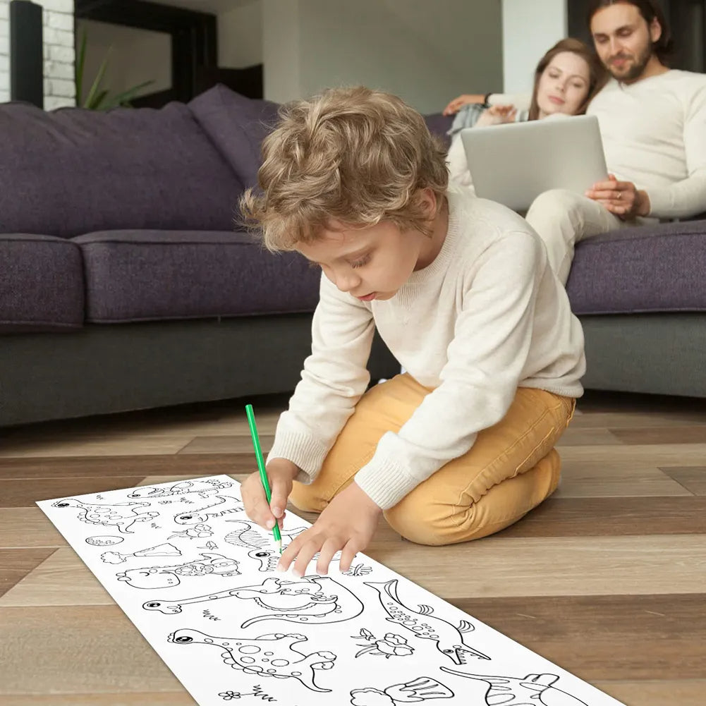 Doodle Paper Roll – Easy Stick & Draw Anywhere - Unipiq