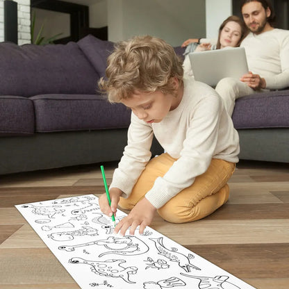 Doodle Paper Roll – Easy Stick & Draw Anywhere - Unipiq