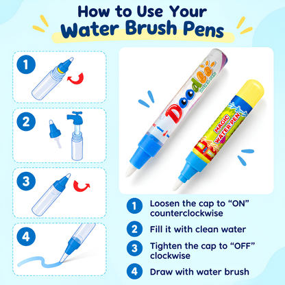 Water Doodle Mat - Easy, mess-free fun