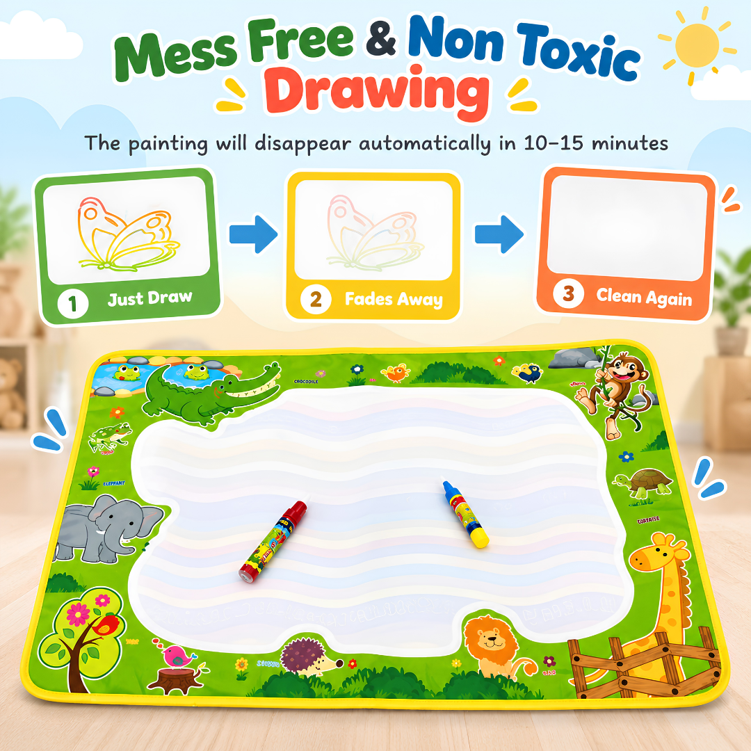 Water Doodle Mat - Easy, mess-free fun